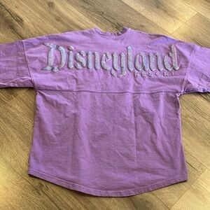 Disneyland Purple Glitter Spirit Jersey size small